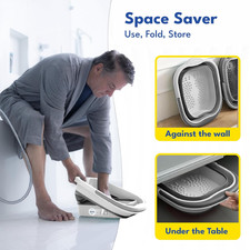 AWA Foot Soaking Tub, Collapsible Foot Bath Soak for Feet, Pedicure Bowl, Plasti