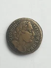George III DG 2 14 Portrait Half Guinea Coin Weight with Countermark REALLY NICE