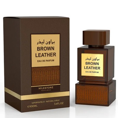 Milestone Brown Leather Eau de Parfum 100ml