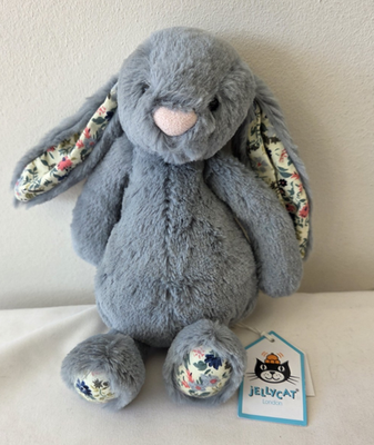 Jellycat Small Blossom Dusky Blue Bunny 7