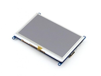 Universal 5,0 Display mit HDMI Eingang und resistivem Touchscreen, 800×480