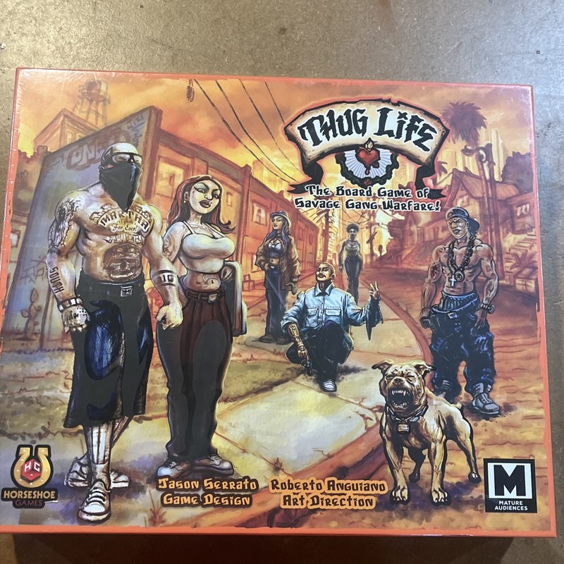 Thug Life - The Street Combat Board Game Ages 16, 2-6 Players 45 Min New Sealed