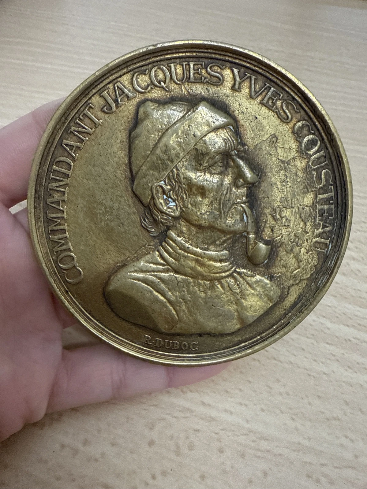Médaille Commandant Jacques Yves Cousteau La Calypso