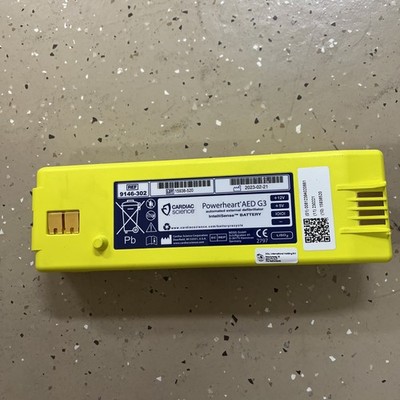 Cardiac Science Intellisense Lithium Battery for PowerHeart G3 AED 9146-302 100%