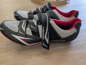 Men's  Venzo MX Bicycle 3 Strap Cycling Shoes 3 Strap Size 12 Shimano Delta