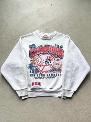 Vintage New York Yankees Champions Crewneck Sweatshirt Men Women
