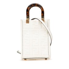 FENDI Sunshine shopper Handbag Shoulder Bag 2WAY 8BS051 Women  Used  