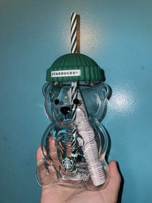 Starbucks Bearista Glass Bear Cup 2025 Limited Edition Holiday