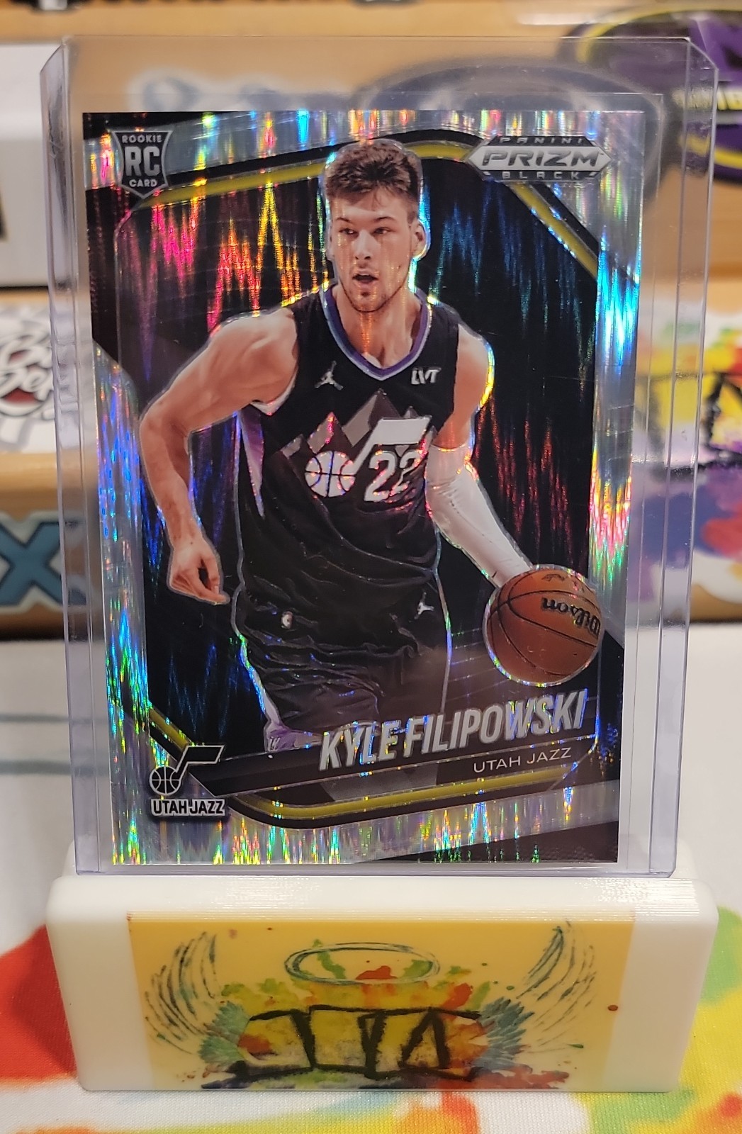 2024-25 Panini Prizm Black - Kyle Filipowski #125 Skewed Prizm /249 (RC)