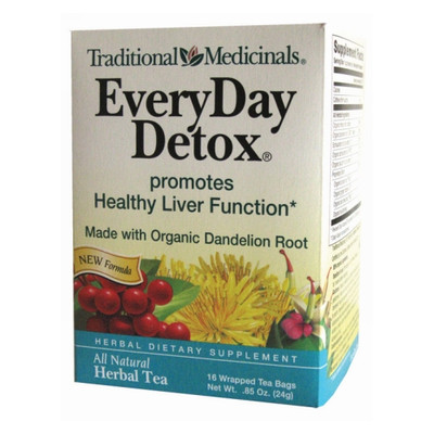 EveryDay Detox Tea  16 Bags By Traditional Medicinals