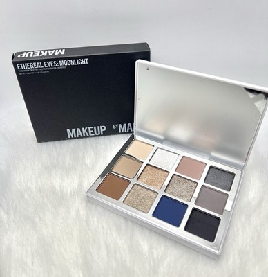 MAKEUP BY MARIO Ethereal Eyes MOONLIGHT Palette BNIB 12 Shade Smokey Bold Cool