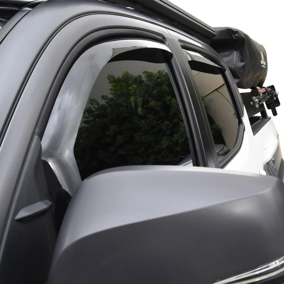 Deflector de viento en canal Westin 72-88433 se adapta a 05-23 Tacoma Foto 3 de 4