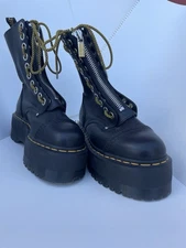 Dr. Martens Sinclair Hi Max Women's Milled Nappa Leather Boots Black , Size 8...