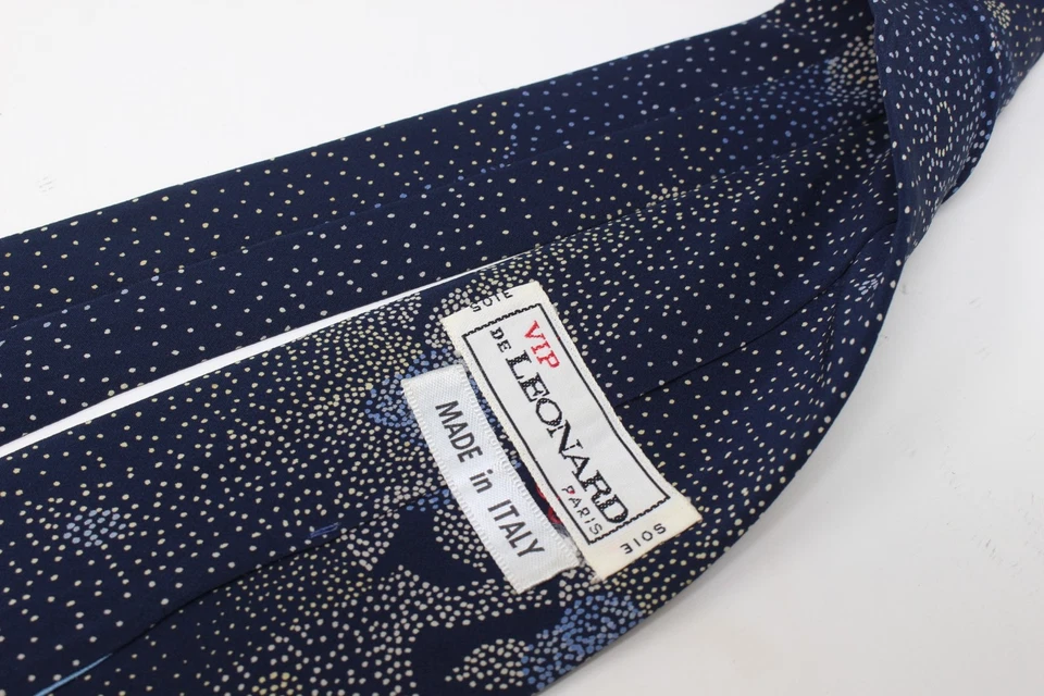 Leonard Paris ties for men PURE SILK made in Italy, dry clean only - Image 3 of 3