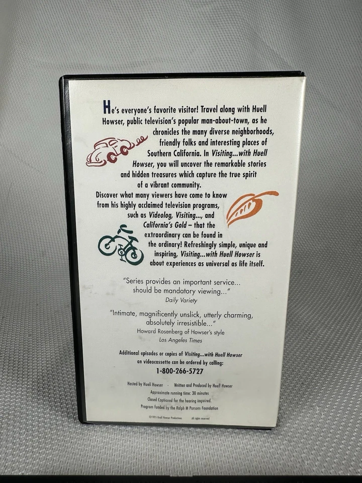 Visiting with Huell Howser VHS - LA Times Kitchen #833 California's Gold - Image 3 of 3