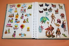 Vintage 1970's - 1980's Sticker Album Raggedy Ann Puffy Stickers