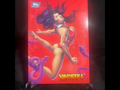 1995 Topps Visions Of Vampirella Promo #C1 Art By Zina Saunders
