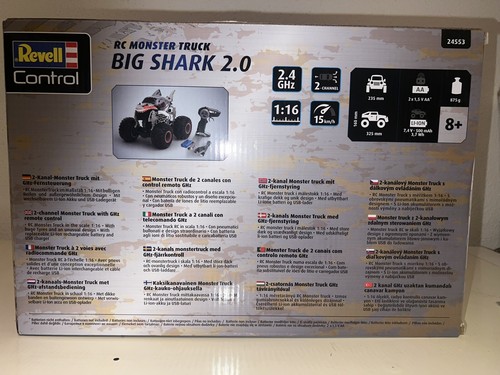 RC Monster Truck Big Shark 2.0, Revell Control Ferngesteuertes Auto - Bild 2 von 3