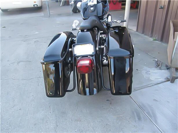 Bolsa de alforja y soporte de conversión para Harley Heritage Softail 1986-2017 Foto 4 de 4