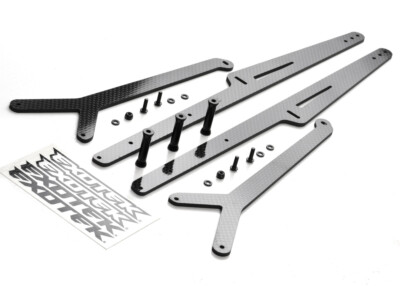 EXOTEK TLR 22S LOSI Carbon Fiber Ladder Wheelie Bar No Prep NPRC Legal 2033