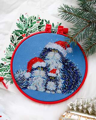 Abris Art Cross-stitch kit Have you called Santa? AHM-024