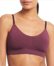 Lauren Ralph Lauren Women's Luxe Smoothing Wireless Bralette, Pinot Noir, SMALL