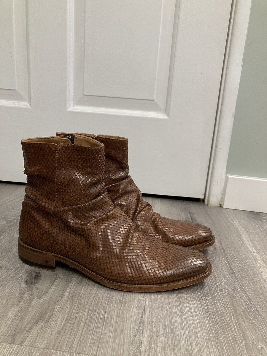 $748 John Varvatos Collection Morrison Sharpei Laser Cut  display picture 3