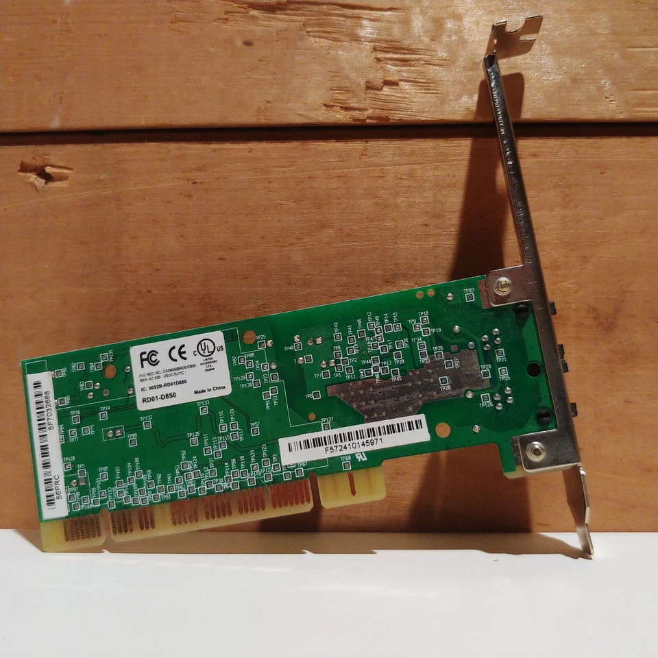 Conexant RD01-D850 PCI Dual Modem Card Fax Phone Line 56K - Image 4 of 4