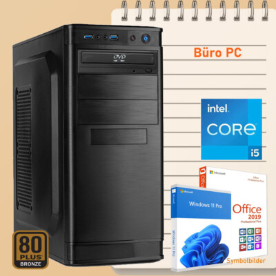 Schul PC Computer Intel i5 13500/16GB DDR5/ 2TB SSD/ 4TB HDD/Win 11/ Office 2019