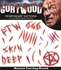 Transfers Temporary Tattoo, Carving Board