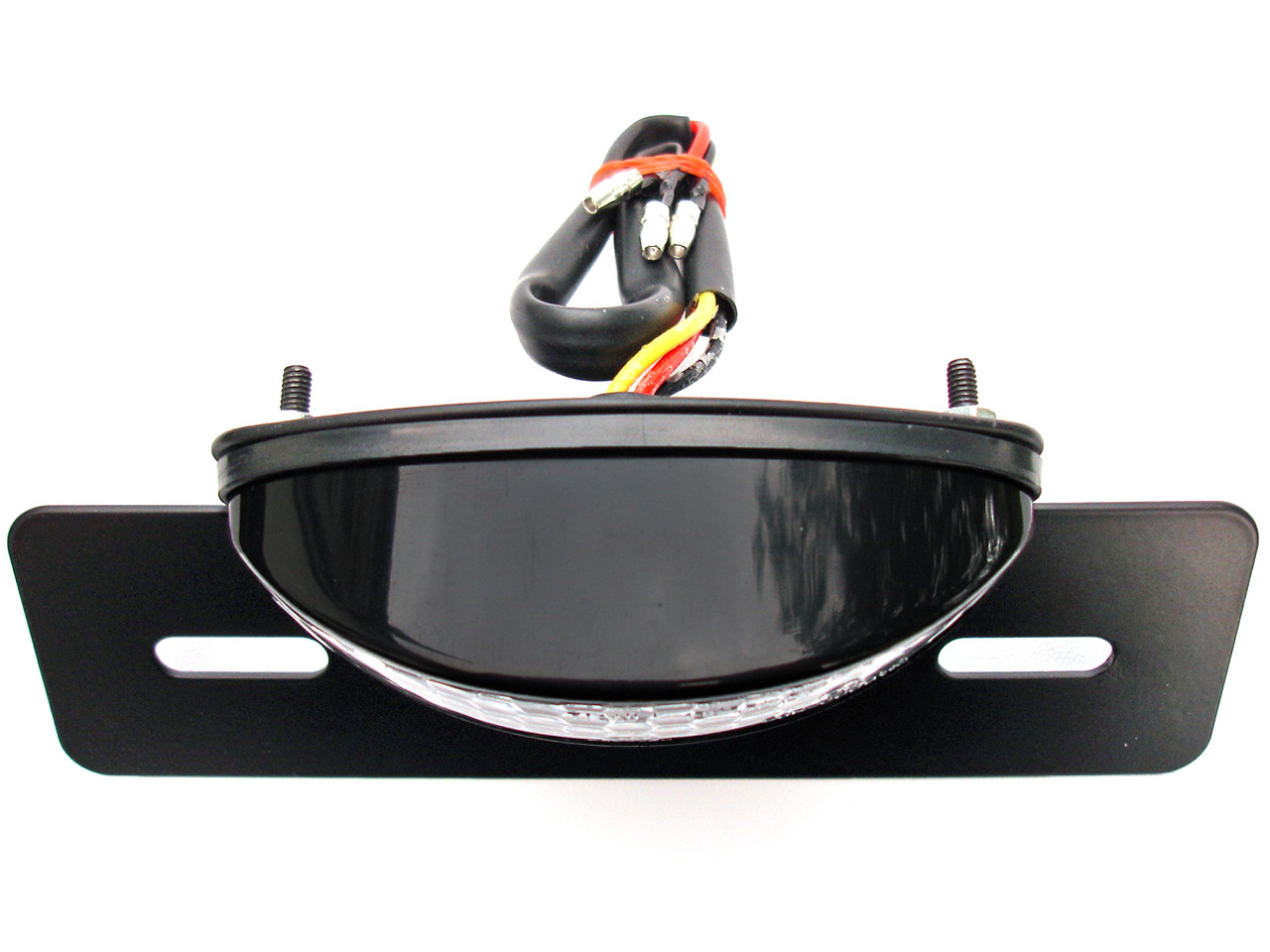 Motorcycle Tail Light 12 volt Universal Fitting LED Rear Light Black Stop Light eBay