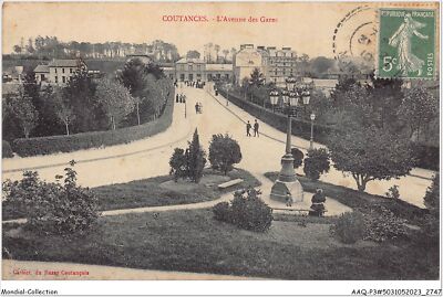 AAQP3-50-0244 - COUTANCES - L'Avenue Des Gares