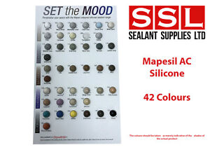 Mapesil Sealant Colour Chart