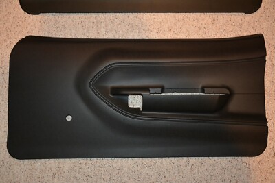 BLACK Molded Front Door Panels for 70 71 72 73 74 Plymouth
