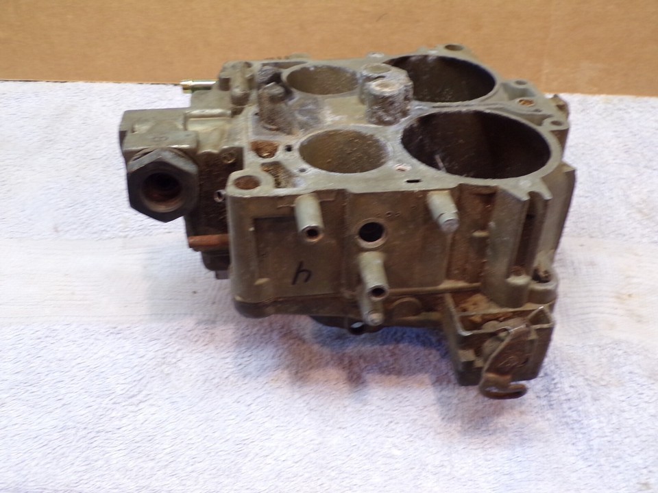 Rochester Quadrajet 1960's Main Body & Air Horn PARTS Carburetor eBay