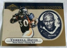 2001 Pacific Impressions Lasting Impressions Terrell Davis #5 Denver Broncos