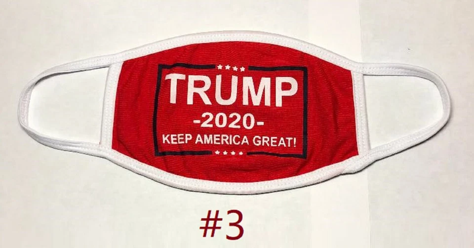Trump 2020 Face Protection MAGA Keep America Great Trump Face Mask Reusable - Image 4 of 4