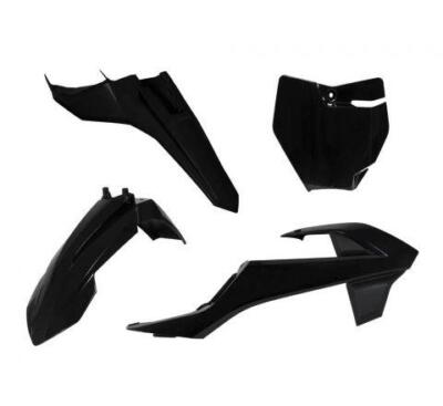 PLASTIC KIT/4 2016 KTM SX65 BLACK RACETECH KITKTM-NR0-500