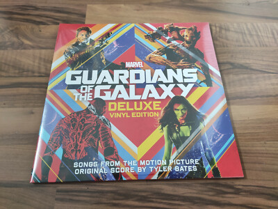 MARVEL GUARDIANS OF THE GALAXY BLACK VINYL LP OST - 1st Pressing NEU