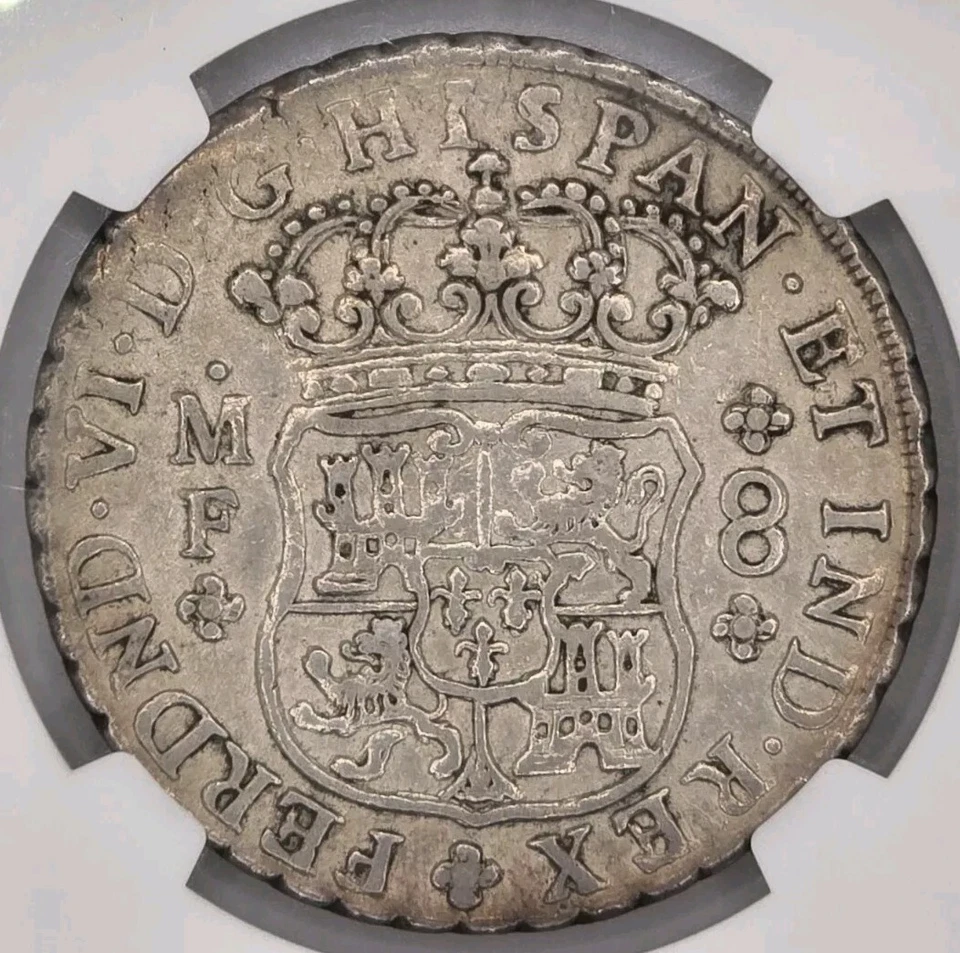 1752 Mo MF Ferdinand VI Mexico Silver 8 Reales NGC KM#104.1 Certified Graded VF - Image 4 of 4