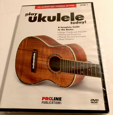 NEW Play Ukulele Today! A Complete Guide to the Basics DVD level 1 SEALED