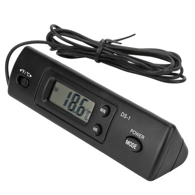 Car Temperature Digital Clock Multifunctional High Accuracy Vehicle Clock With
