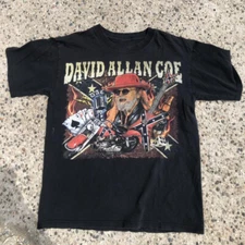 VTG David Allan Coe 2008 World Tour Shirt Classic Black Unisex S-4XL CC1526