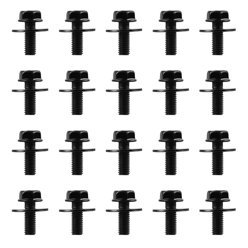 Toyota Truck Body Bolts & U-nut Clips- M6-1.0 X 20mm- 10mm Hex - Foto 9