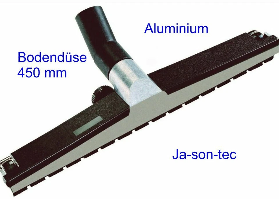 Bocchetta professionale per pavimenti aspirapolvere professionale 450 mm alluminio bagnato e secco DN35