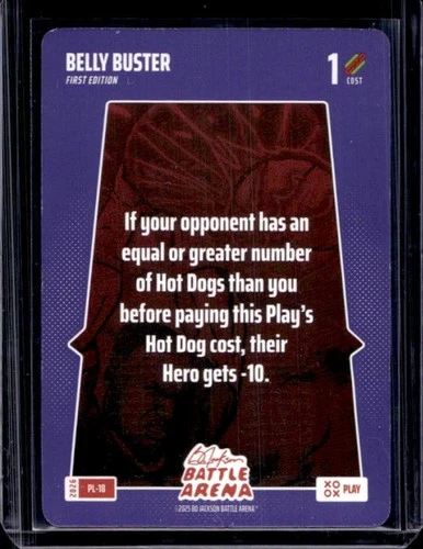 2026 Bo Jackson Battle Arena 1st Ed. Belly Buster Plays #PL-18