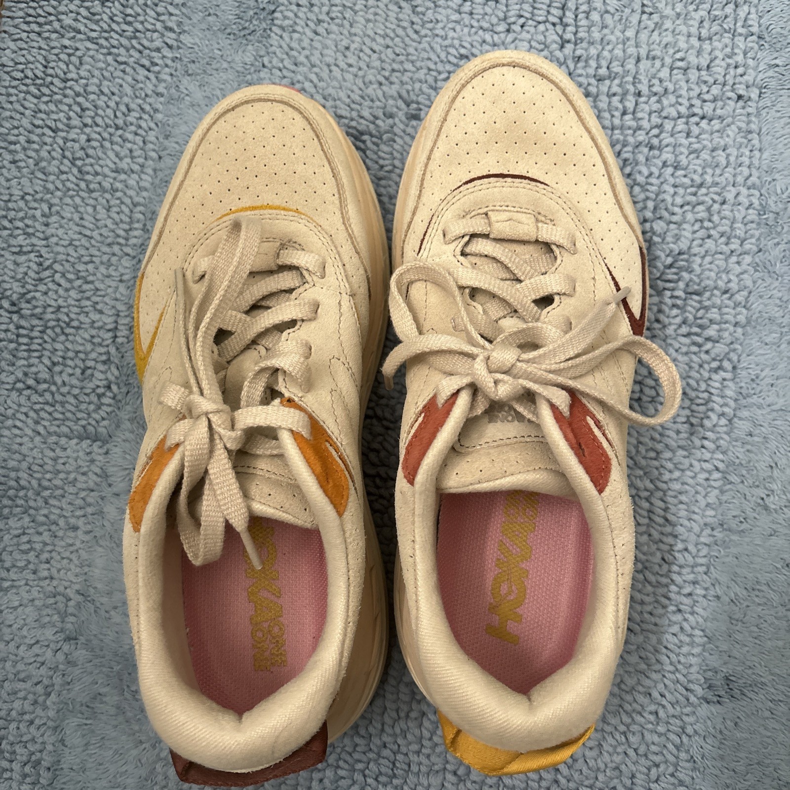 HOKA ONE ONE Bondi L Suede Shifting Sand Shoes Sneakers Womens 10 thumbnail 6