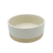 Baxter Bone Cream Ceramic Dipped Fleck Pet Bowl