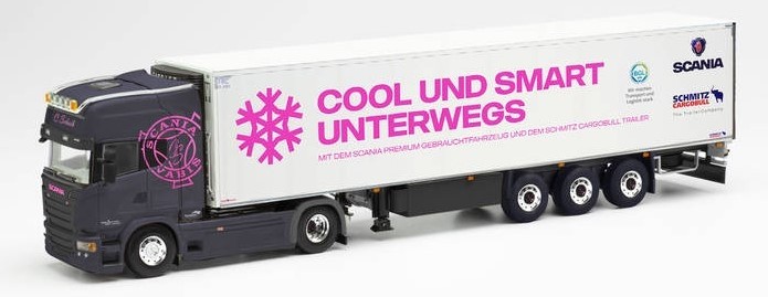 Camion Scania R 13 TL Herpa miniature 1/50 pour diorama et vitrine