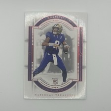 Panini 2024 National Treasures Michael Penix Jr. Rookie #1 Huskies Card